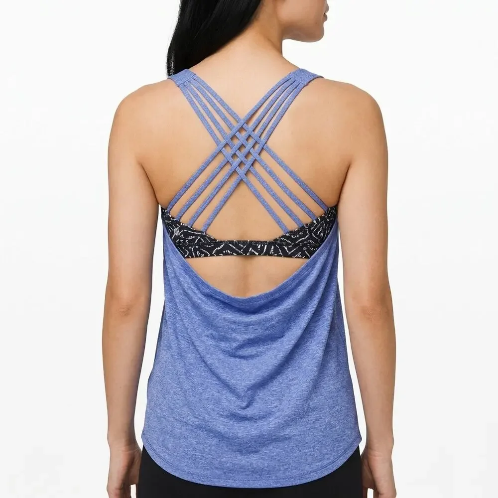 Lululemon Blue Lightweight Tank Women Size 4
